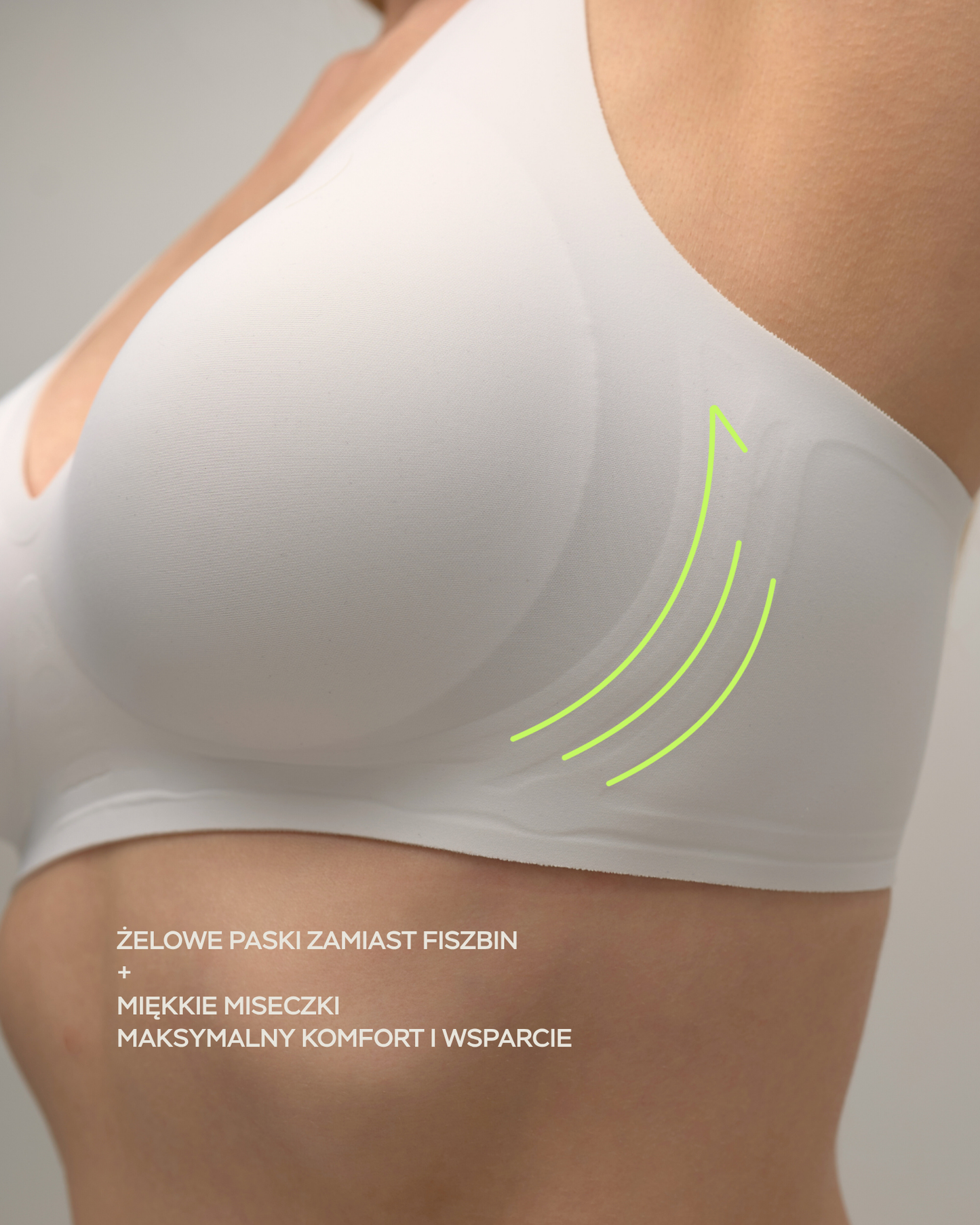 SoftForm Bra, White